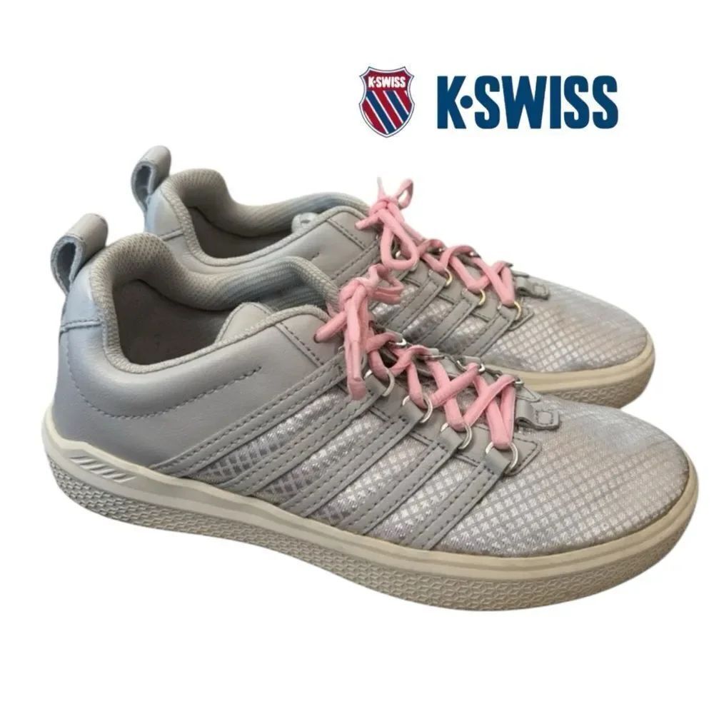 K-Swiss Women's Pearl Pink Lace-up 95633-242 Sneakers 8
